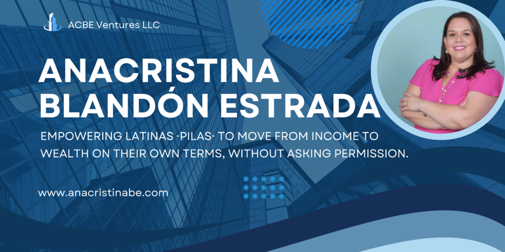 About AnaCristina Blandón Estrada blue and white modern anacristina be banner